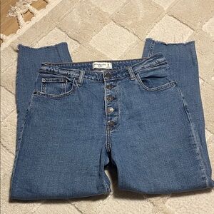 Abercrombie & Fitch Mom High Rise Denim Jeans